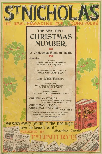 St Nicholas The Beautiful Christmas Number Published By The Century Co