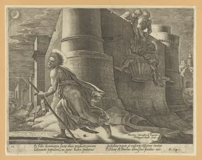 St Paul Escaping From Damascus By Night