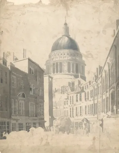 St Pauls Cathedral From St Martins Le Grand London