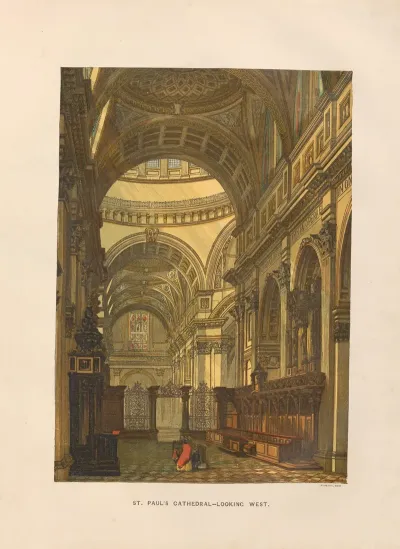 St Pauls Cathedral Looking West