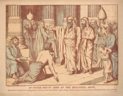 St Peter And St John At The Beautiful Gate