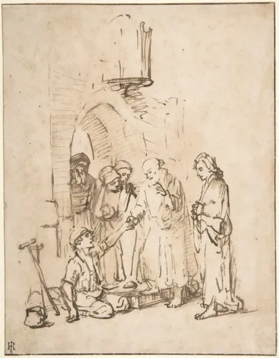 St Peter And St John Healing The Paralytic