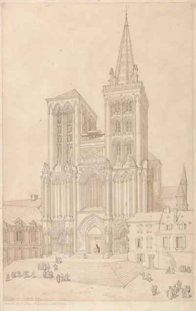 St Peter At Lisieux Normandy West Front