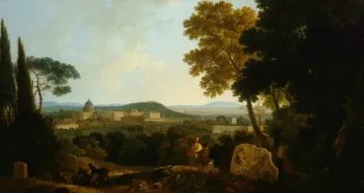 St Peters And The Vatican From The Janiculum Rome