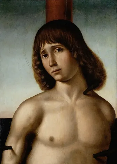 St Sebastian At The Column