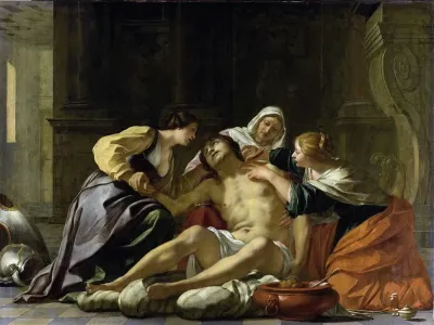 St Sebastian Nursed By Irene And Her Helpers