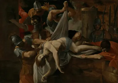 St Sebastian Thrown Into The Cloaca Maxima