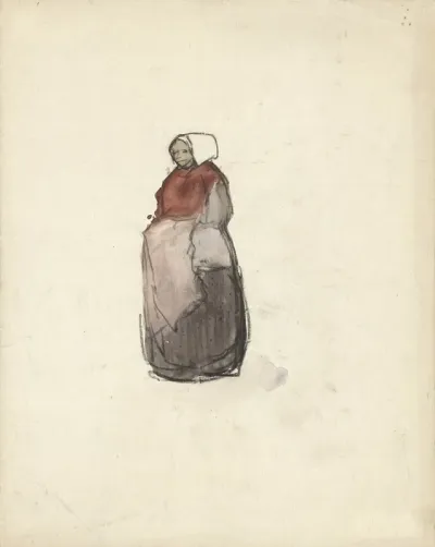 Staande Boerin
