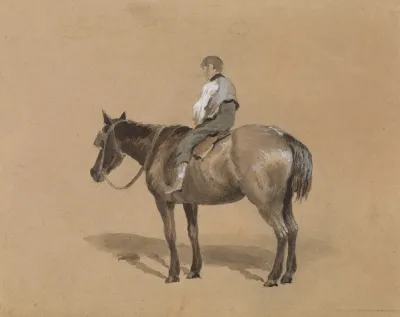 Stable Boy On A Pony