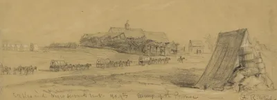 Stables And Negro Servants Tent Hd Qtrs Army Of The Potomac