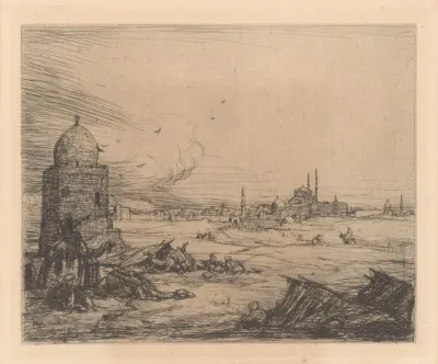 Stadsaanzicht Met Moskeeen
