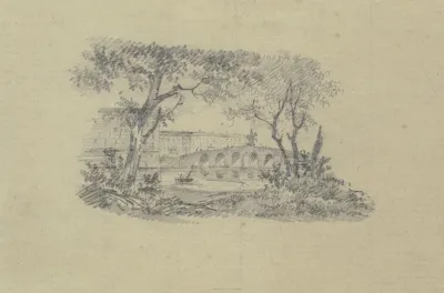 Stadtansicht Mit Steinerner Brucke