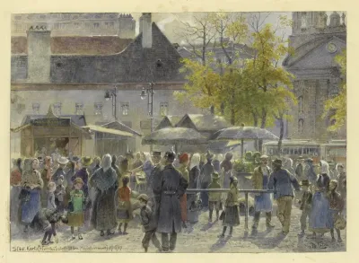 Stadtische Kartoffelverkaufsstelle Iii Bez Augustinermarkt
