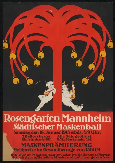 Stadtischer Maskenball Im Rosengarten Mannheim