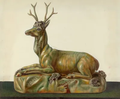 Stag Statuette 2