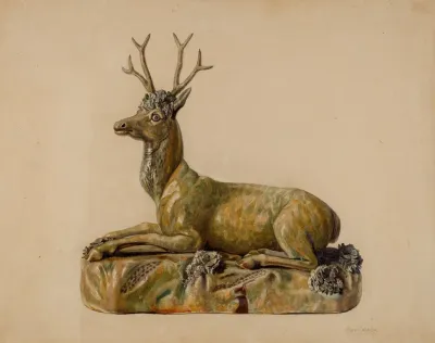 Stag Statuette