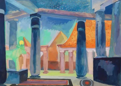 Stage Design For Cleopatra Object