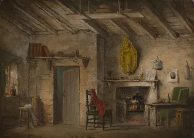 Stage Design For Heart Of Midlothian Deans Cottage
