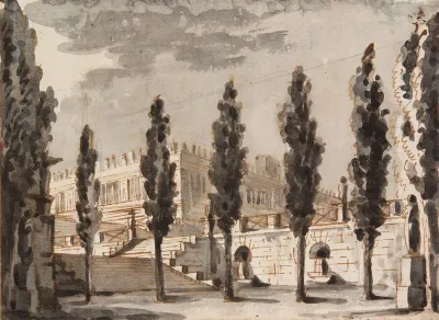Stage Design Set Proposal For A Ballet