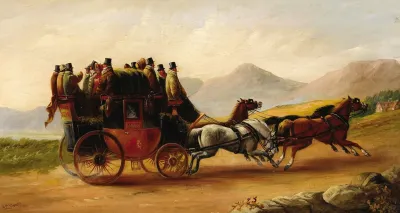 Stagecoach Scene