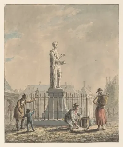 Standbeeld Van Laurens Jansz Coster Te Haarlem
