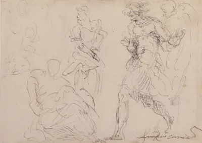 Standing And Seated Figures