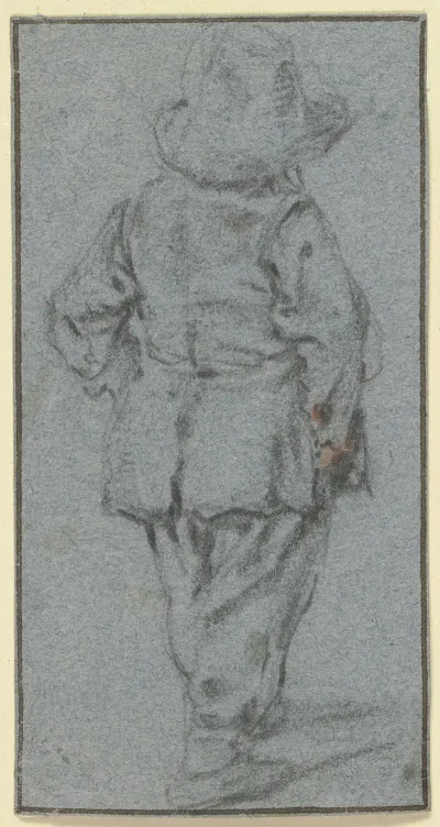 Standing Boy From Behind