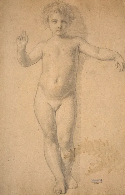 Standing Child Nude