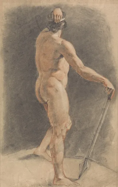 Standing Classical Male Figure With Spear