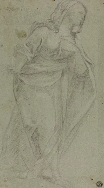 Standing Draped Female Figure 3