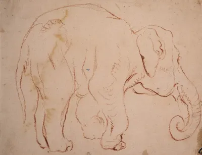Standing Elephant 2