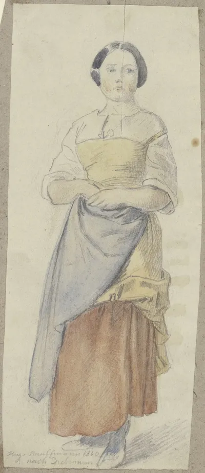 Standing Farm Girl