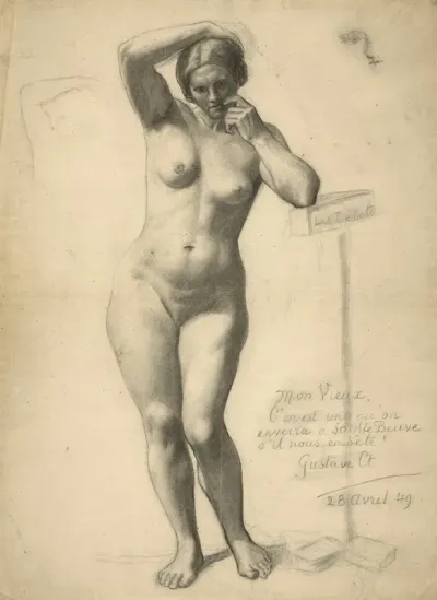 Standing Female Nude 14