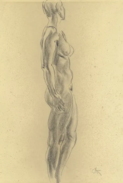 Standing Female Nude 18