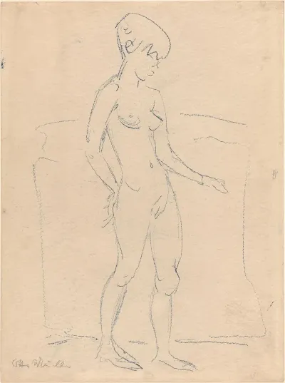 Standing Female Nude 19