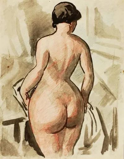 Standing Female Nude 2 2