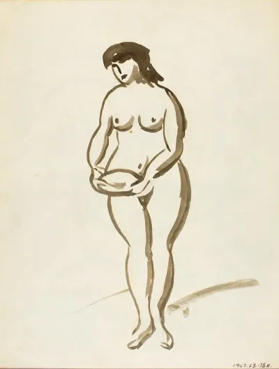 Standing Female Nude 20