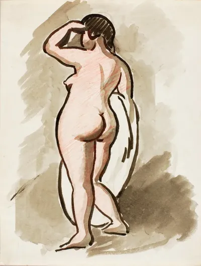 Standing Female Nude 21