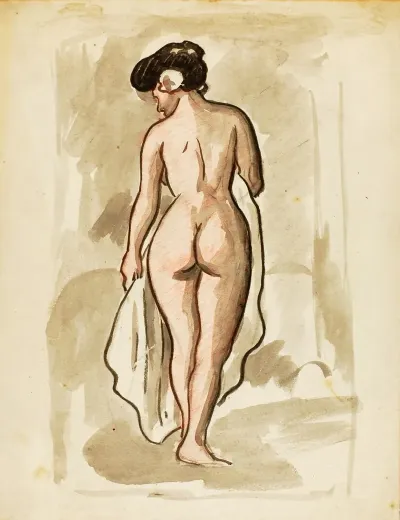 Standing Female Nude 22
