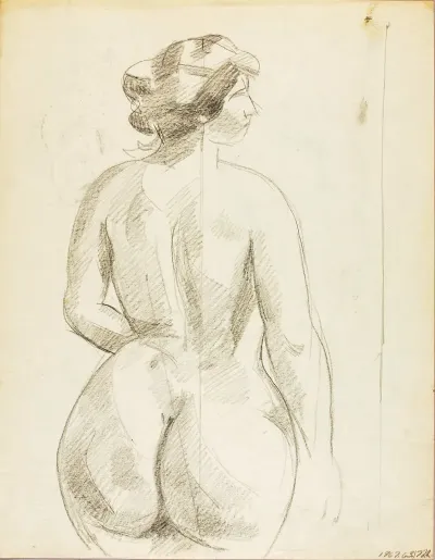 Standing Female Nude 25