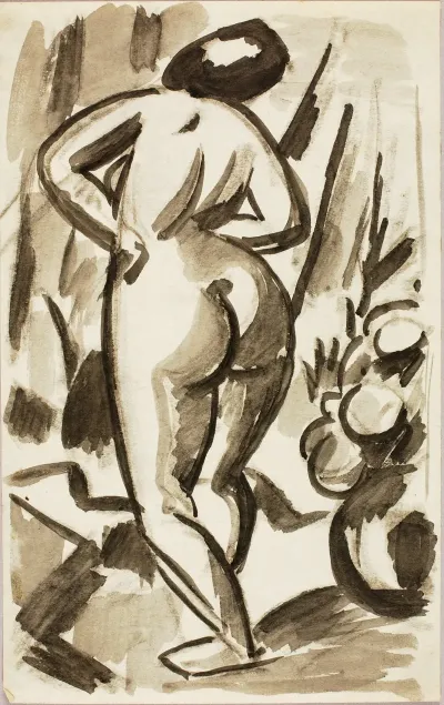 Standing Female Nude 27