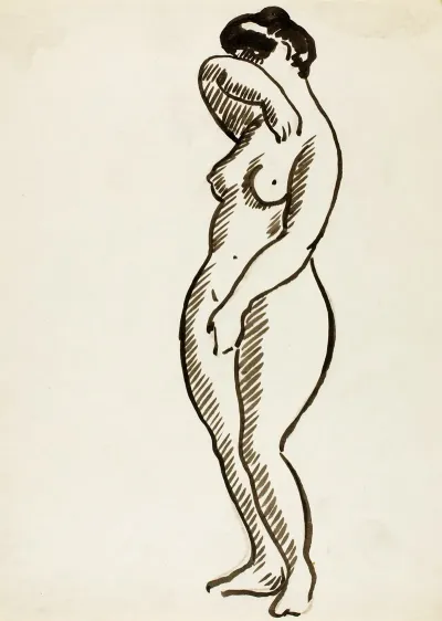 Standing Female Nude 31