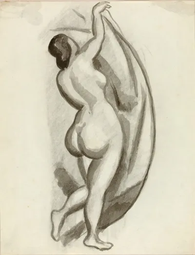 Standing Female Nude 33