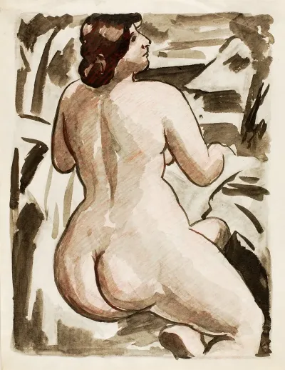 Standing Female Nude 34