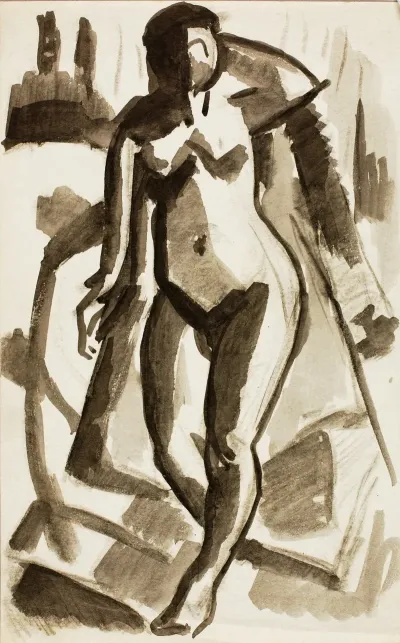Standing Female Nude 36