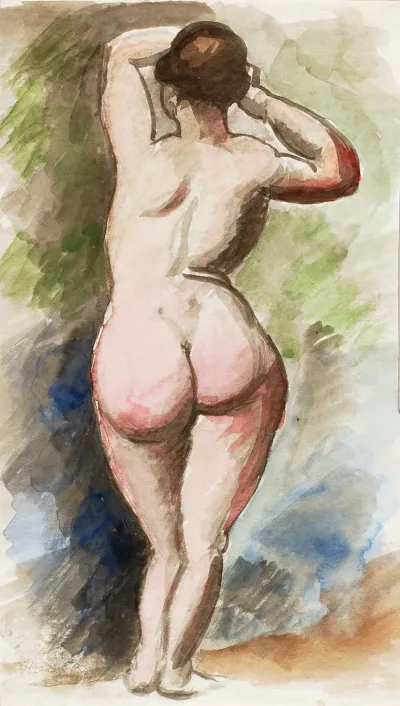 Standing Female Nude 38