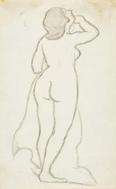 Standing Female Nude 40