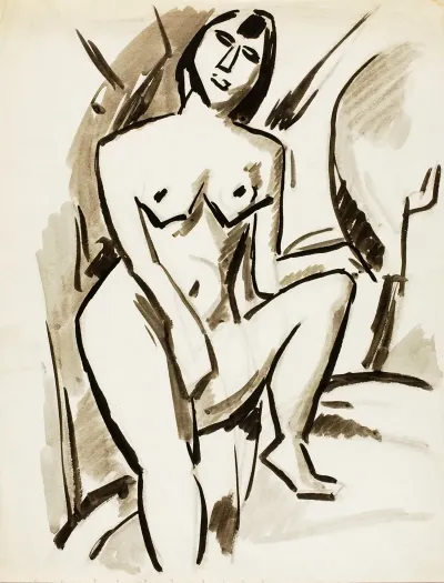 Standing Female Nude 41