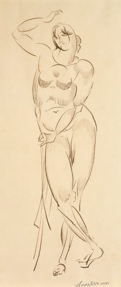 Standing Female Nude 43