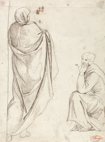 Standing Figure And Seated Figure
